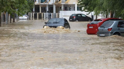 Fuertes precipitaciones en Murcia