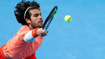Alcaraz durante el torneo de Tokio Alcaraz durante el torneo de Tokio