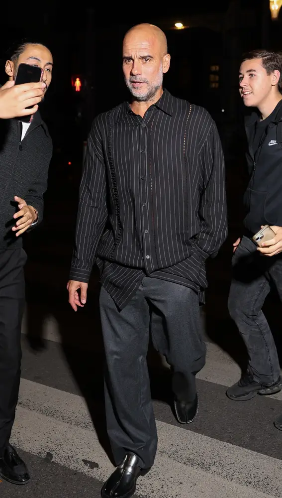 Pep Guardiola en la Semana de la Moda de París Pep Guardiola en la Semana de la Moda de París