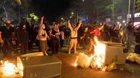Altercados en Barcelona