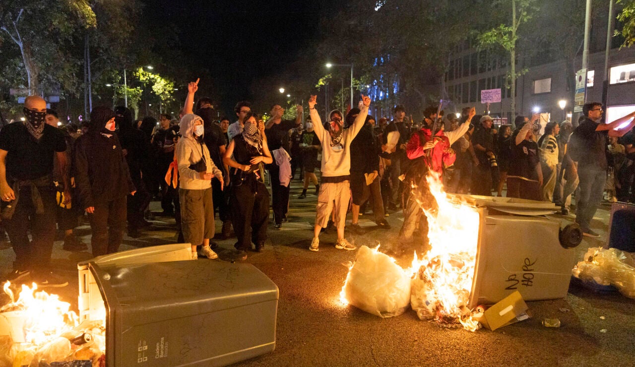 Altercados en Barcelona