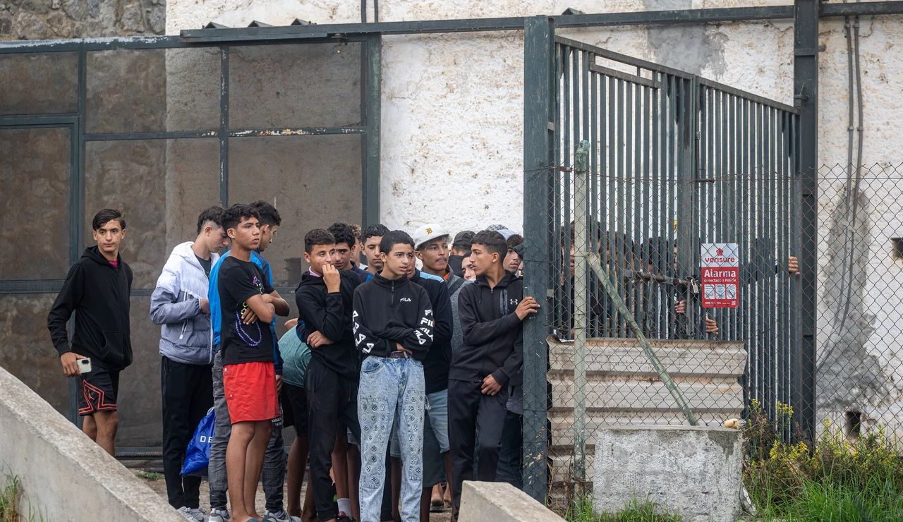 Los migrantes desalojados del Trampolín