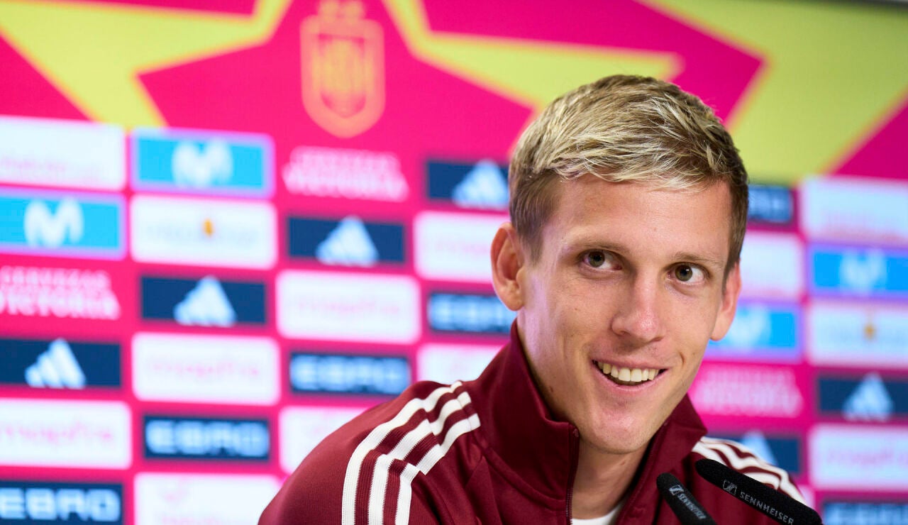 Dani Olmo en rueda de prensa antes del Croacia-Espa&ntilde;a