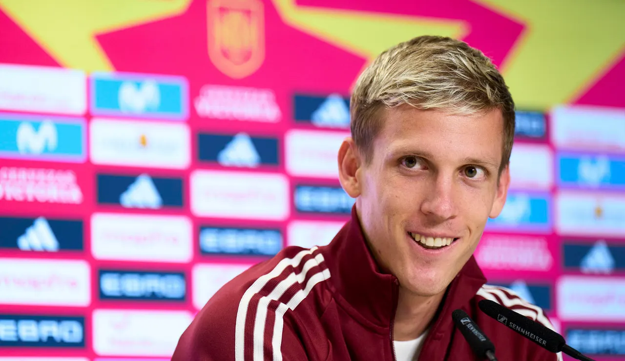 Dani Olmo en rueda de prensa antes del Croacia-España