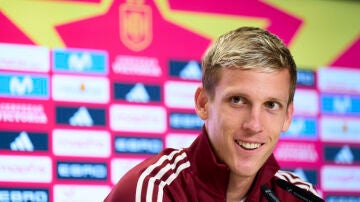 Dani Olmo en rueda de prensa antes del Croacia-Espa&ntilde;a