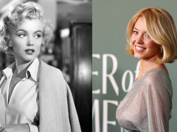 Sydney Sweeney y Marilyn Monroe