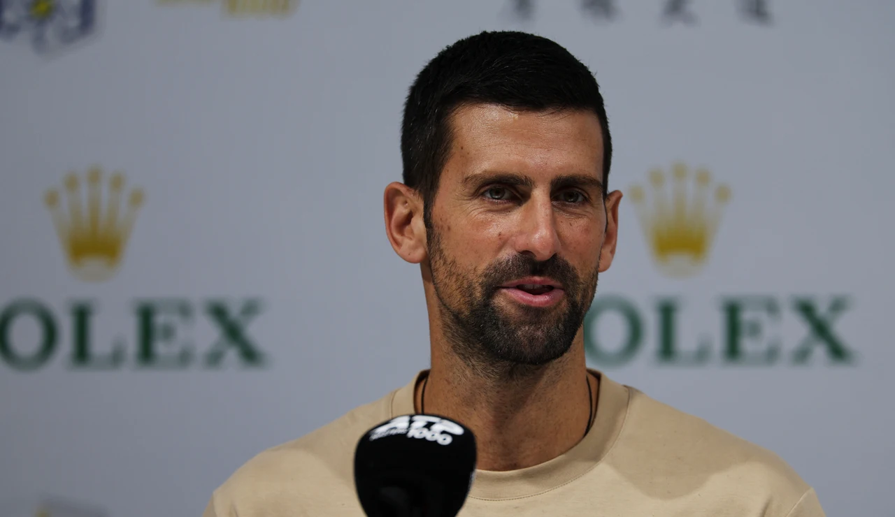 Djokovic, en rueda de prensa en Shanghái