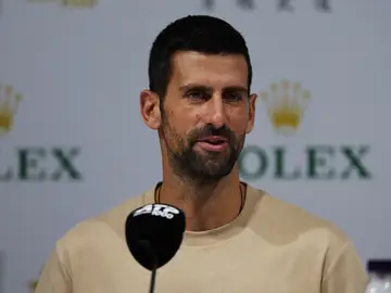 Djokovic, en rueda de prensa en Shanghái Djokovic, en rueda de prensa en Shanghái