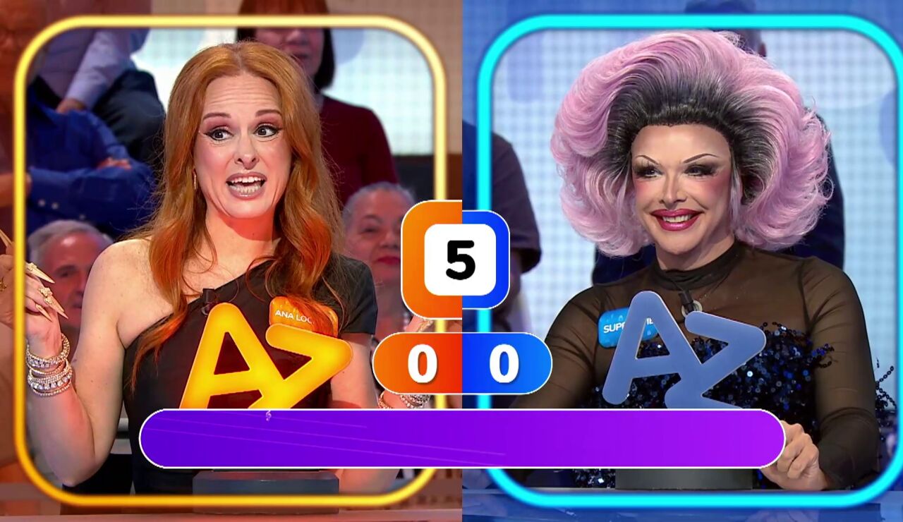 El momento m&aacute;s drag de Ana Locking y Supremme de Luxe en Pasapalabra al ritmo de &lsquo;Ma Baker&rsquo;