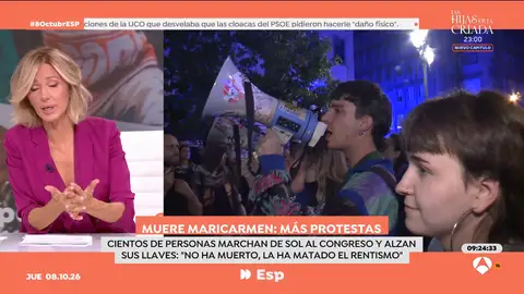 Urbagestión, “visiblemente afectada” por el fallecimiento de MariCarmen: “Pensábamos que estaba mejor” Urbagestión, “visiblemente afectada” por el fallecimiento de MariCarmen: “Pensábamos que estaba mejor”