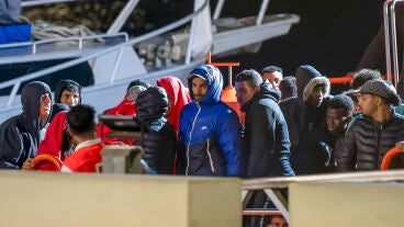Rescate de migrantes en Lanzarote