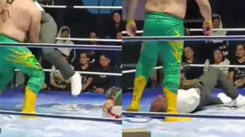 Momento en el que Gerardo Germán Pineda, alias El Búho, recibe el martinete mortal Momento en el que Gerardo Germán Pineda, alias El Búho, recibe el martinete mortal