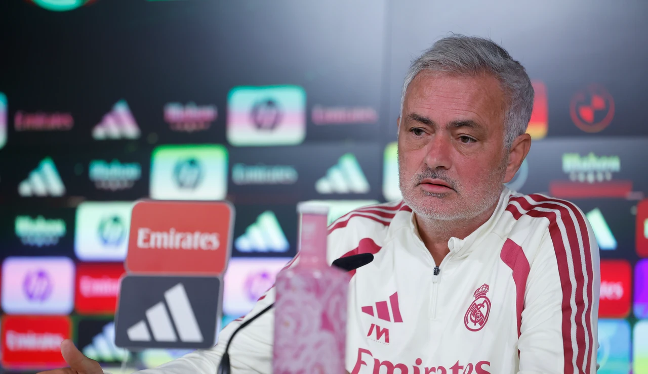 Mourinho, en la rueda de prensa de este viernes