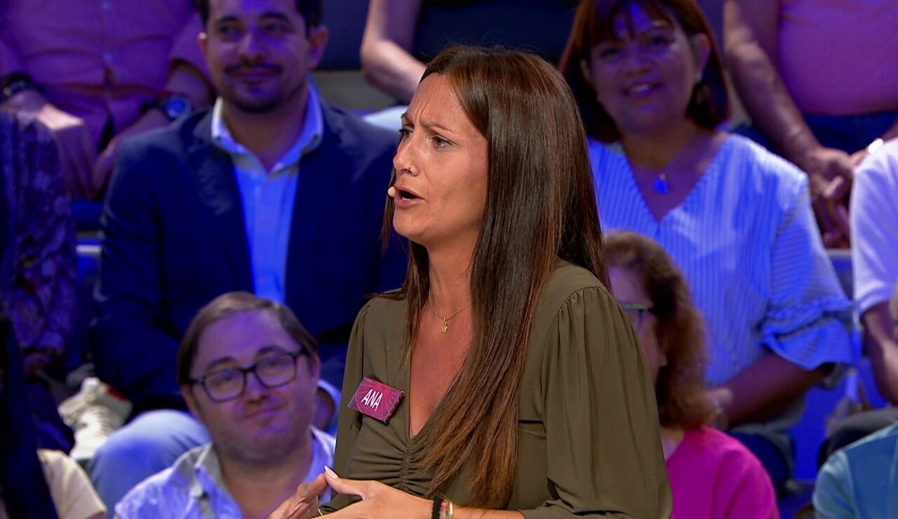 Ana en La ruleta de la suerte