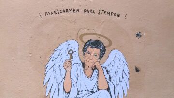 Mural en Barcelona por Maricarmen