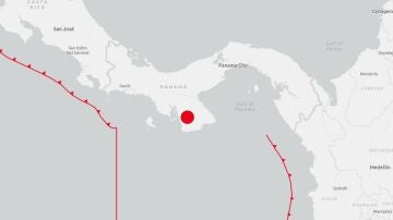 Imagen del terremoto en Panam&aacute; 