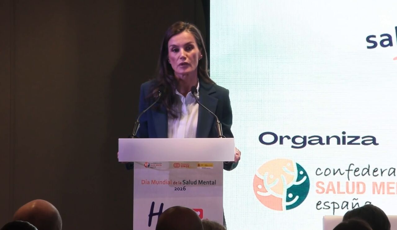 V&iacute;deo: La reina Letizia recuerda a una v&iacute;ctima de la DANA en el D&iacute;a Mundial de la Salud Mental 