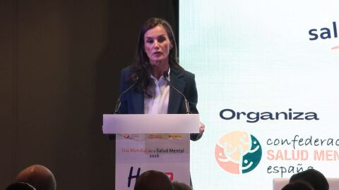 V&iacute;deo: La reina Letizia recuerda a una v&iacute;ctima de la DANA en el D&iacute;a Mundial de la Salud Mental 