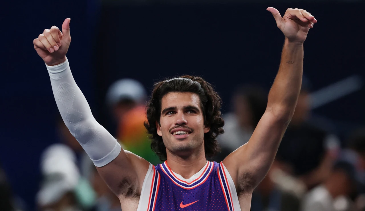 Carlos Alcaraz en el Masters 1.000 de Shanghái