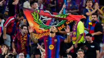 Gabriel Jes&uacute;s celebra su gol ante el Getafe