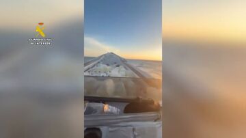 Detenidos cuatro tripulantes de una narcolancha con 3.600 litros de combustible en el Guadalquivir