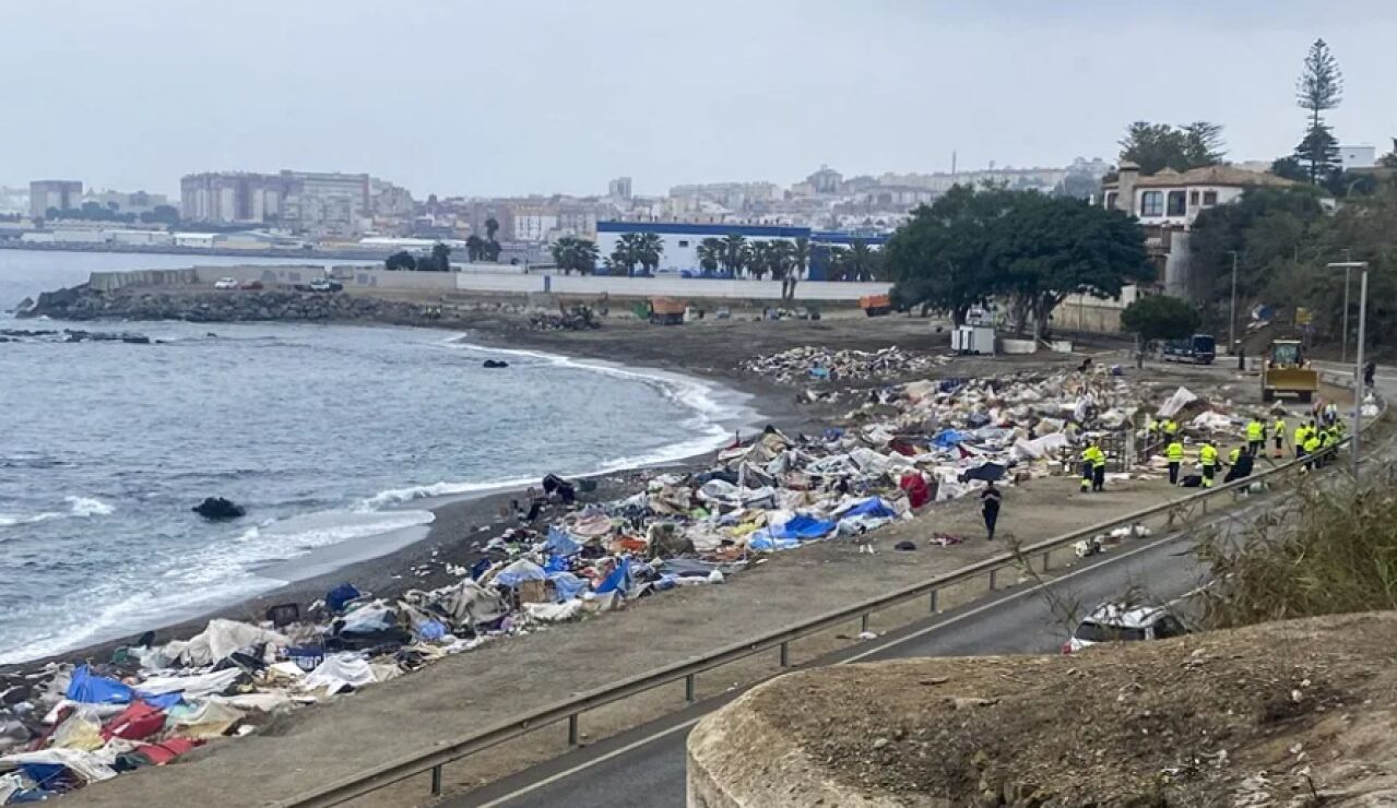 Imagen de archivo de la playa del Trampol&iacute;n