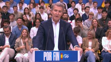 Acto de precampa&ntilde;a de Feij&oacute;o junto Ayuso y Almeida en Madrid, streaming en directo