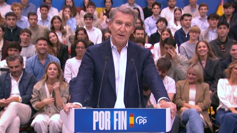 Acto de precampa&ntilde;a de Feij&oacute;o junto Ayuso y Almeida en Madrid, streaming en directo