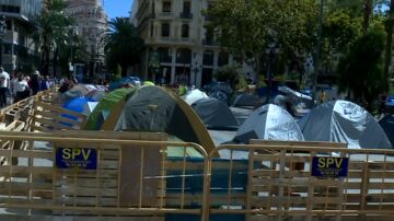 Acampada en Valencia