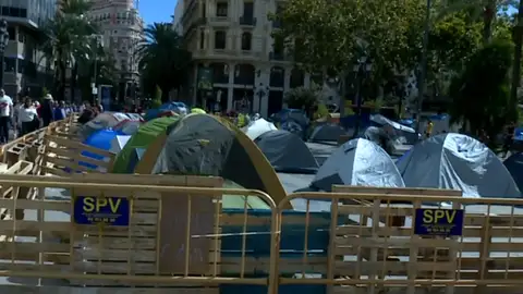 Acampada en Valencia Acampada en Valencia