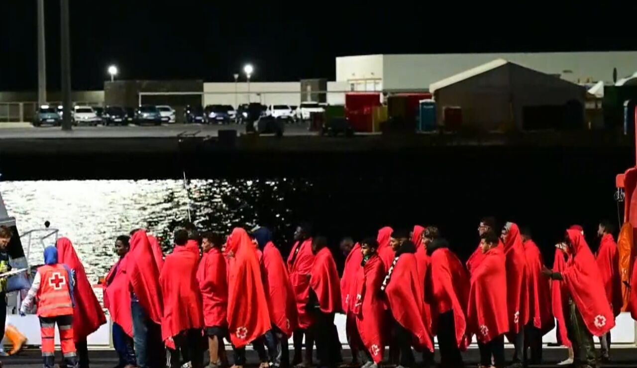 Imagen del rescate de Salvamento Mar&iacute;timo