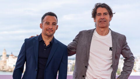 Alejandro Amenábar y Eduardo Noriega en el Festival de Sitges