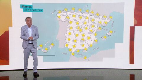 Roberto Brasero y la previsi&oacute;n del martes 13 de octubre