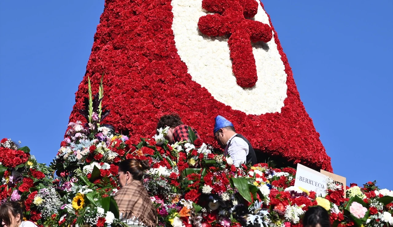 Ofrenda floral en Zaragoza