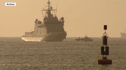 Imagen de archivo de un buque en aguas de Ceuta