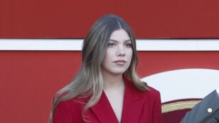 La infanta Sof&iacute;a durante el desfile militar del D&iacute;a de la Hispanidad