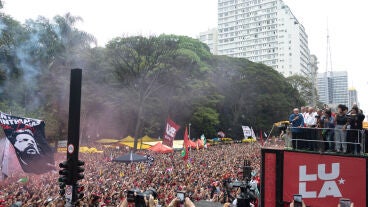 Apoyo masivo a Lula en las calles de S&atilde;o Paulo