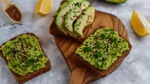 Tostadas de aguacate Tostadas de aguacate