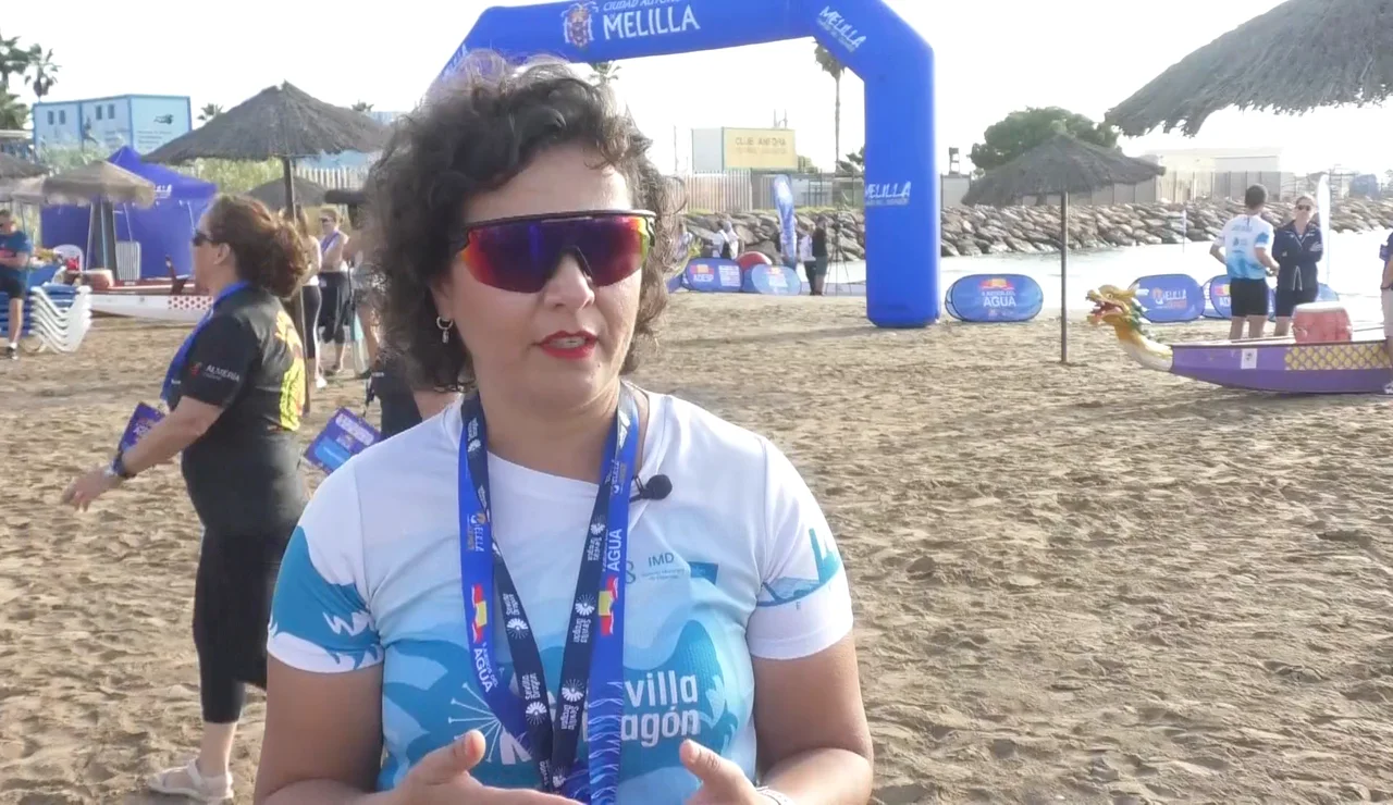 Rocío Fernández, presidenta de la Asociación Dragonas de Sevilla
