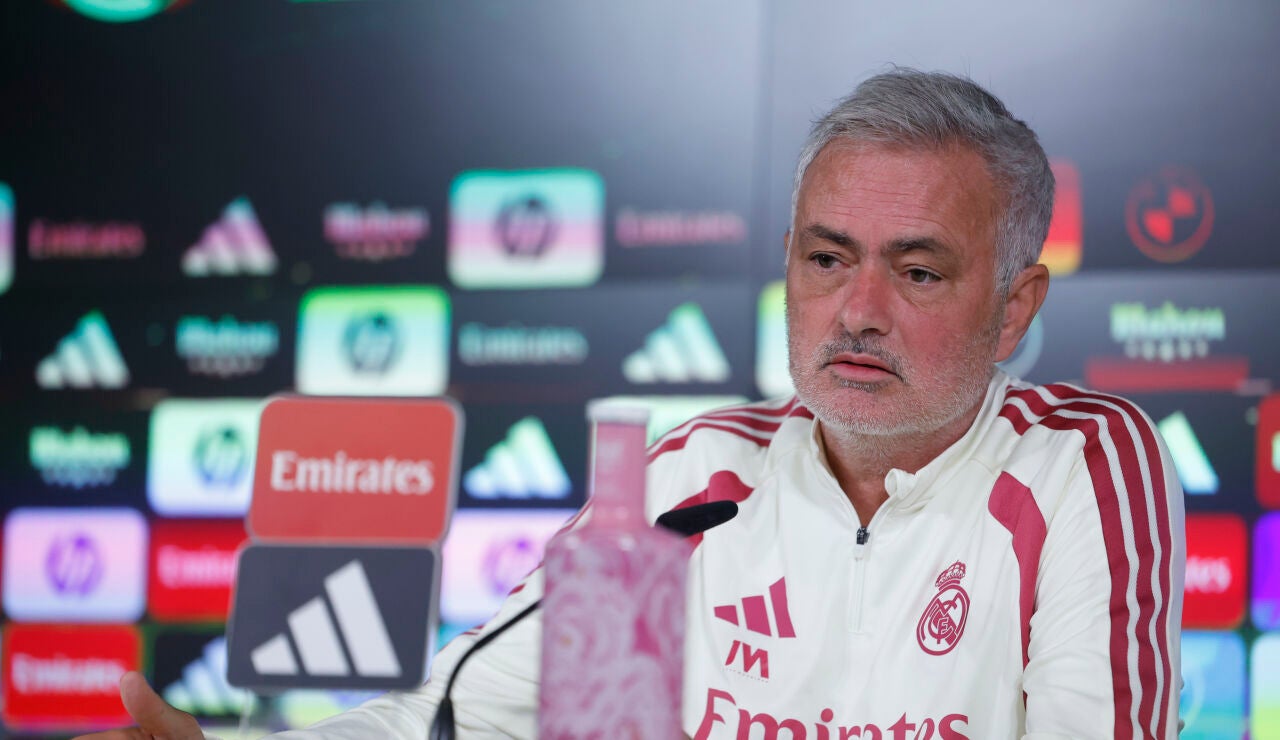 Jos&eacute; Mourinho, en rueda de prensa