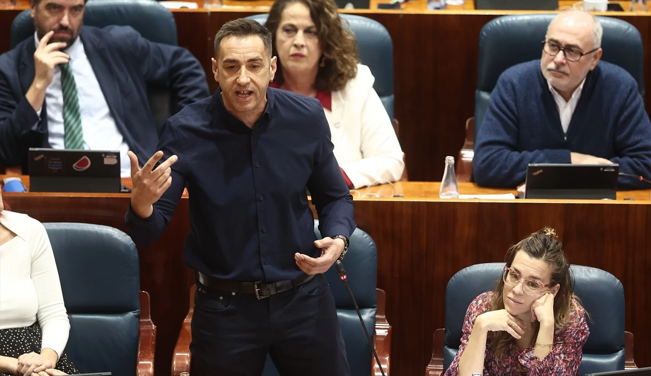 Emilio Delgado en la Asamblea de Madrid