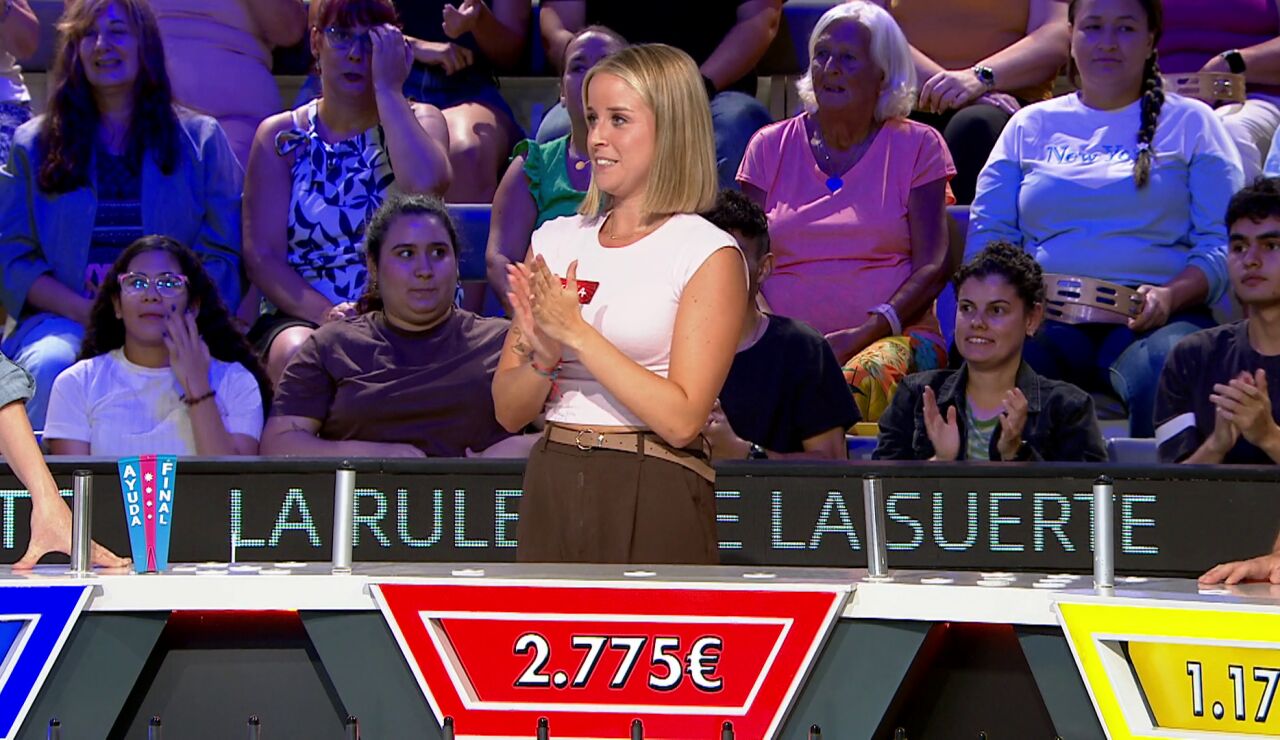 Virginia en La ruleta de la suerte