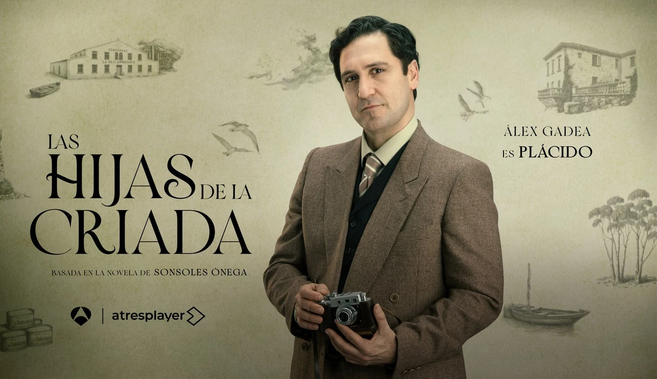 Álex Gadea nos presenta a Plácido, “un periodista de raza” que llega a Las hijas de la criada