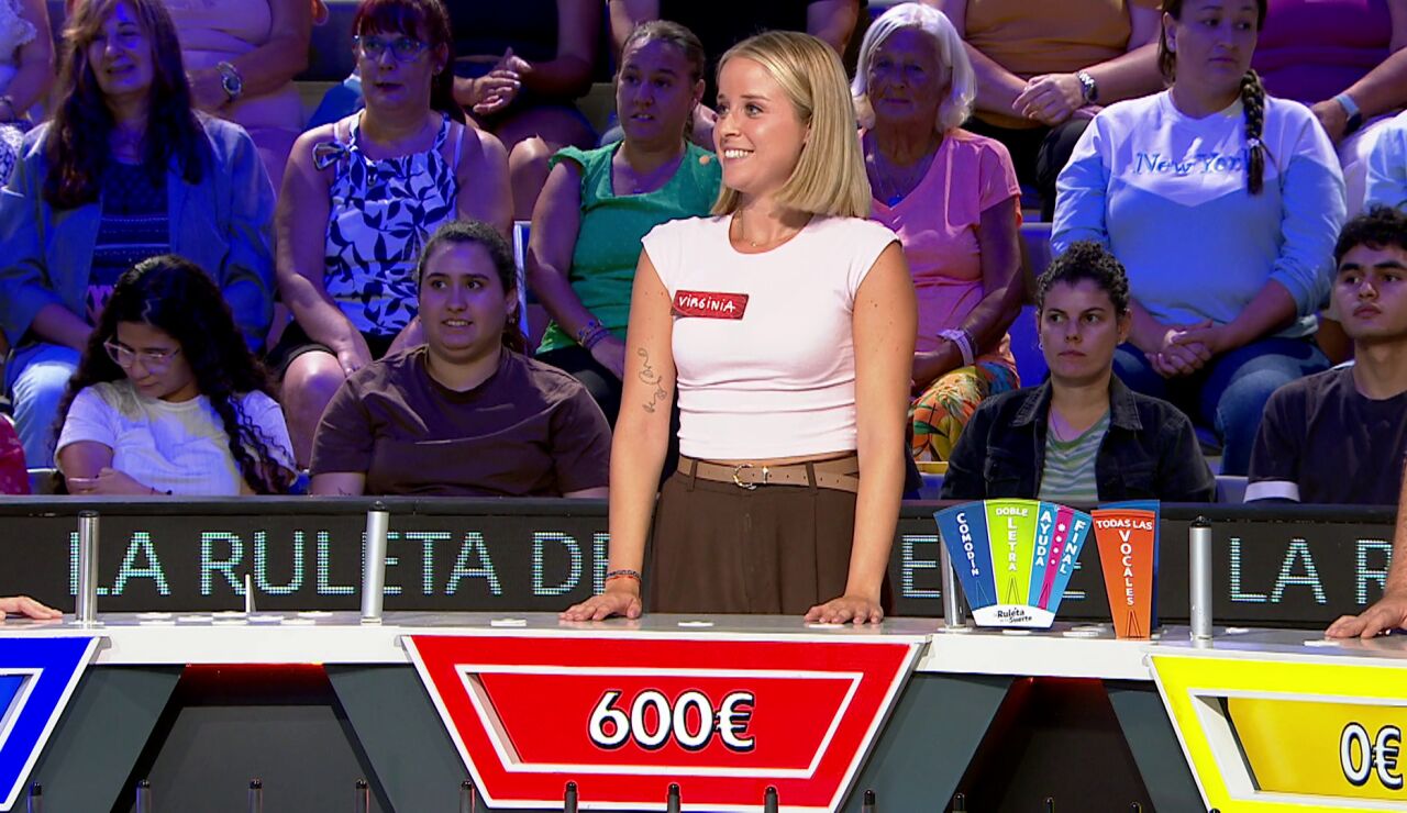 Virginia en La ruleta de la suerte