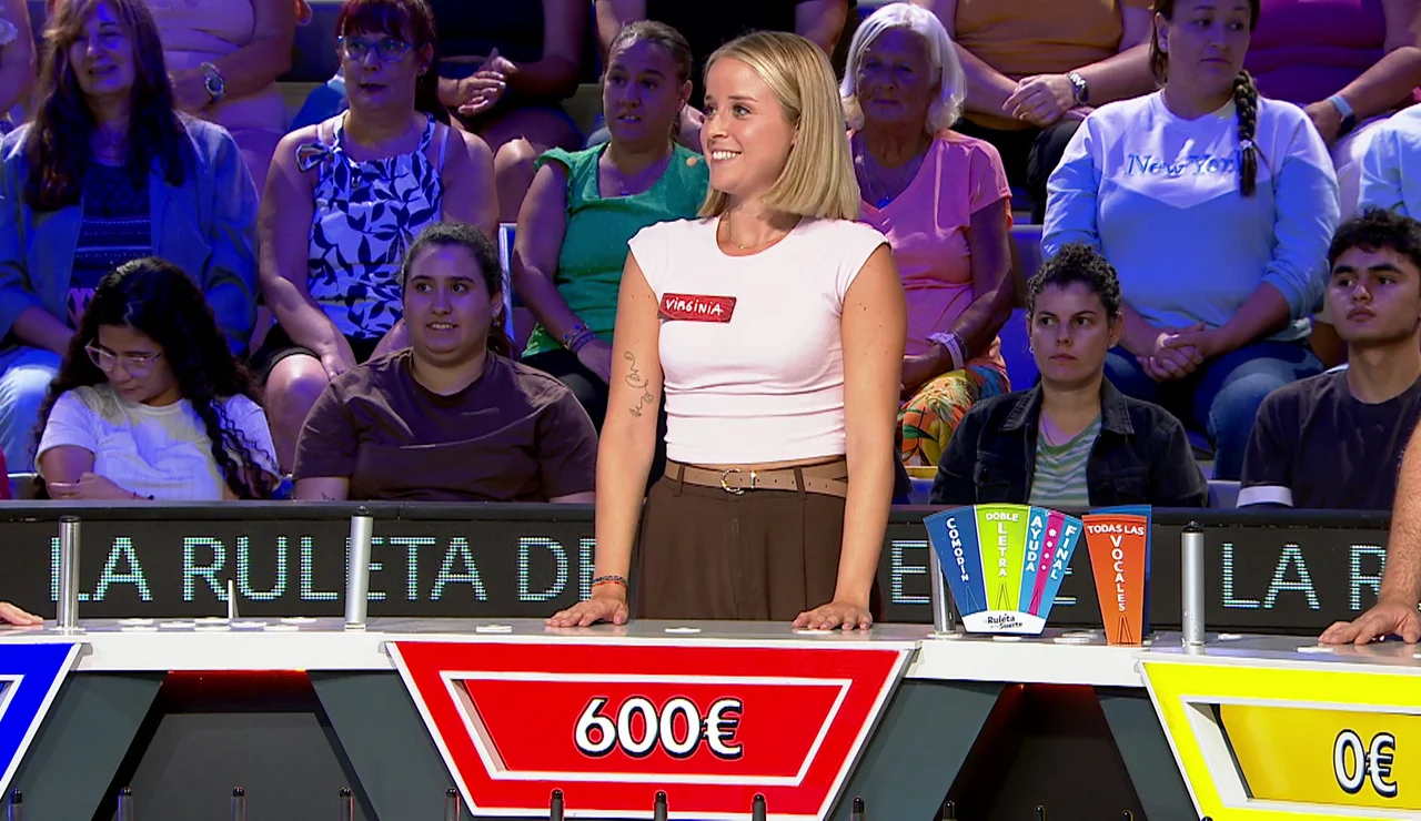 Virginia en La ruleta de la suerte