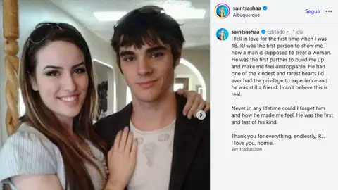 La despedida de Saint Sasha a RJ Mitte La despedida de Saint Sasha a RJ Mitte