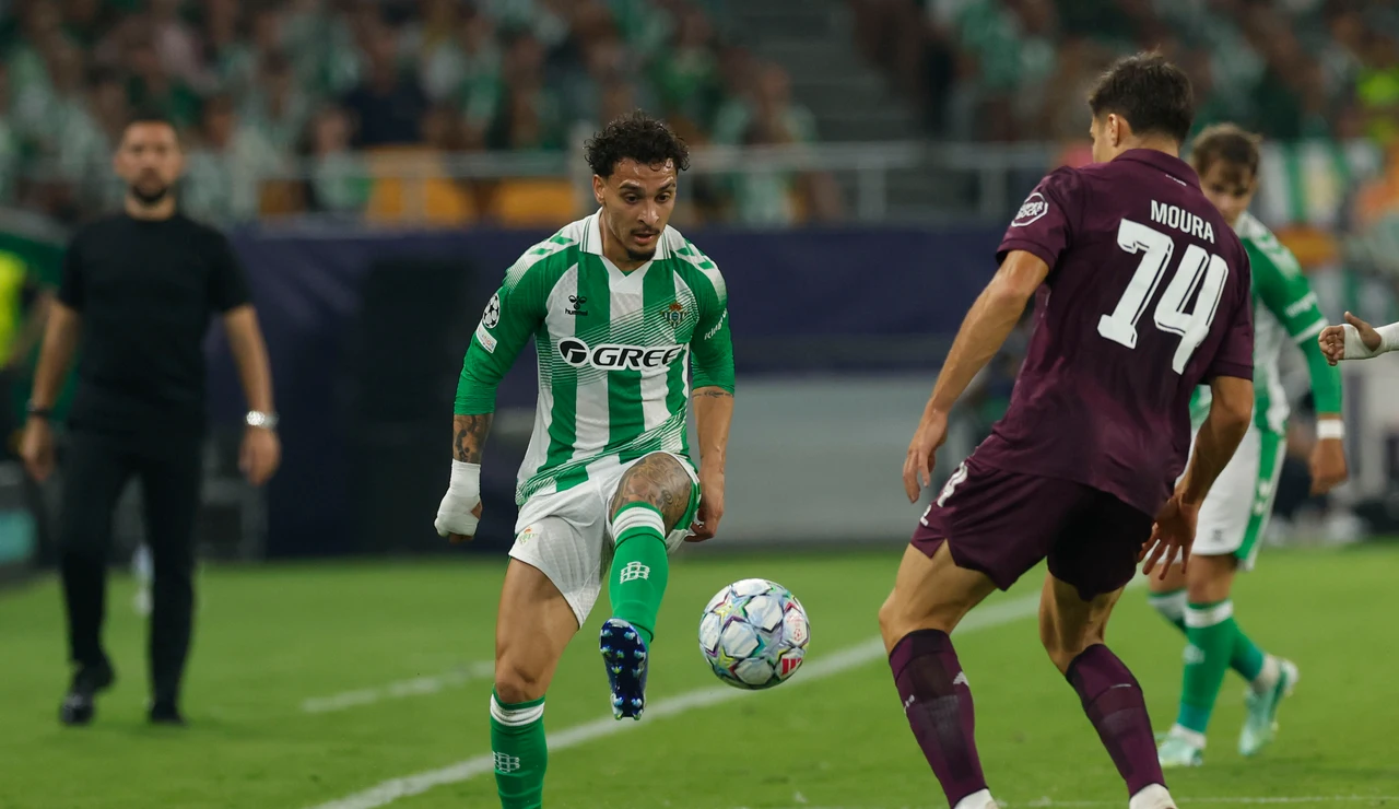 Antony dos Santos, en el partido ante el Oporto