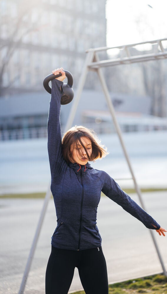 Mujer haciendo deporte