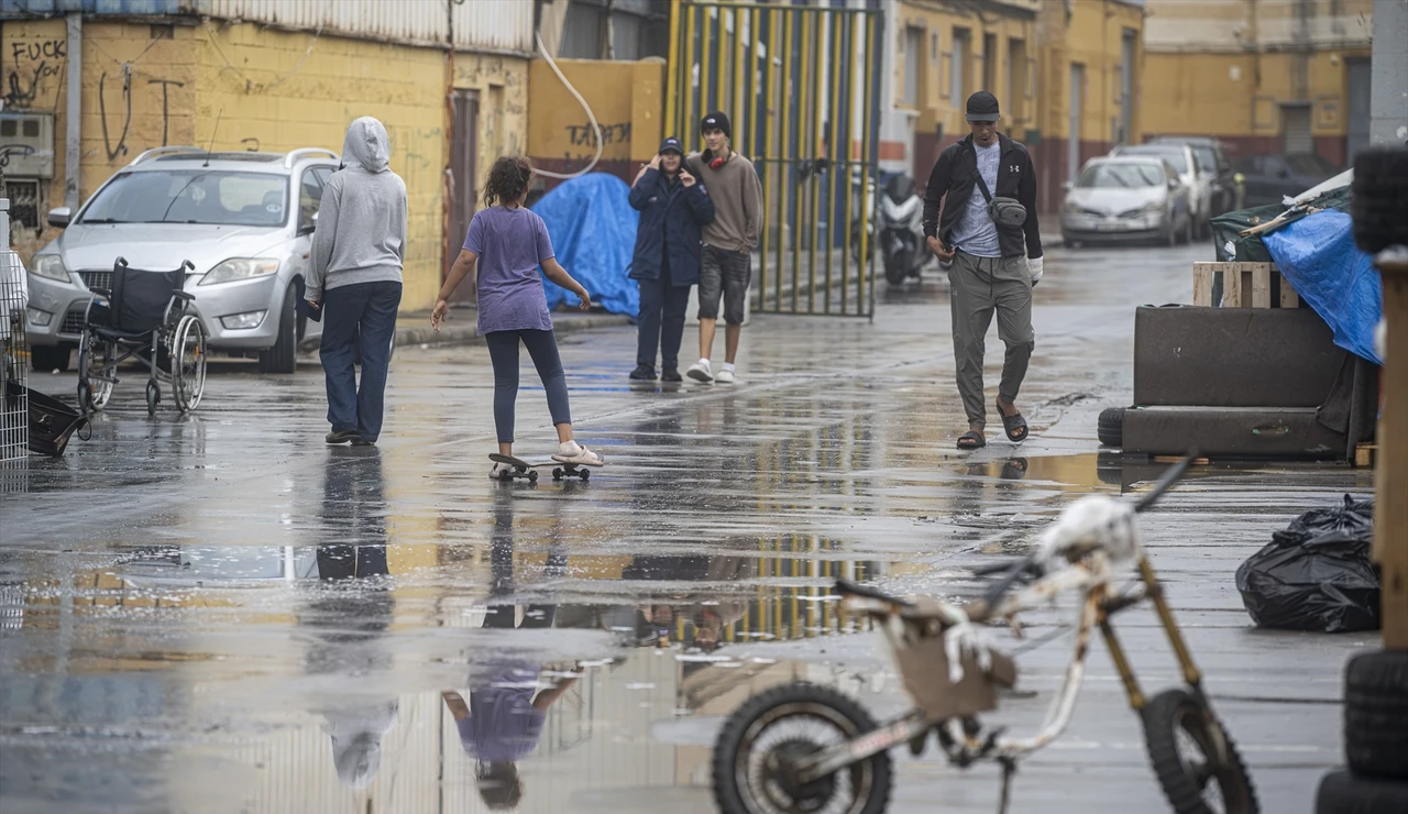 Migrantes en las calles de Ceuta