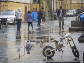 Migrantes en las calles de Ceuta